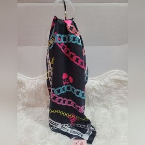 JUICY COUTURE Scarf Head 52"x52" Cherries multicolor/ Fashion Brand New